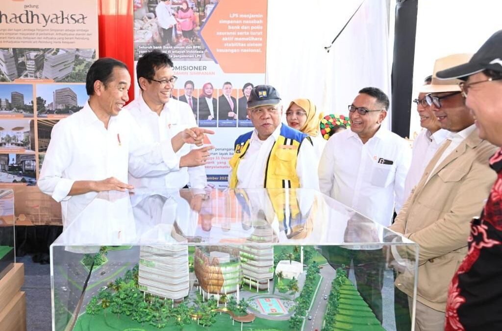 Hadir di IKN, Presiden Jokowi turut resmikan gedung baru LPS