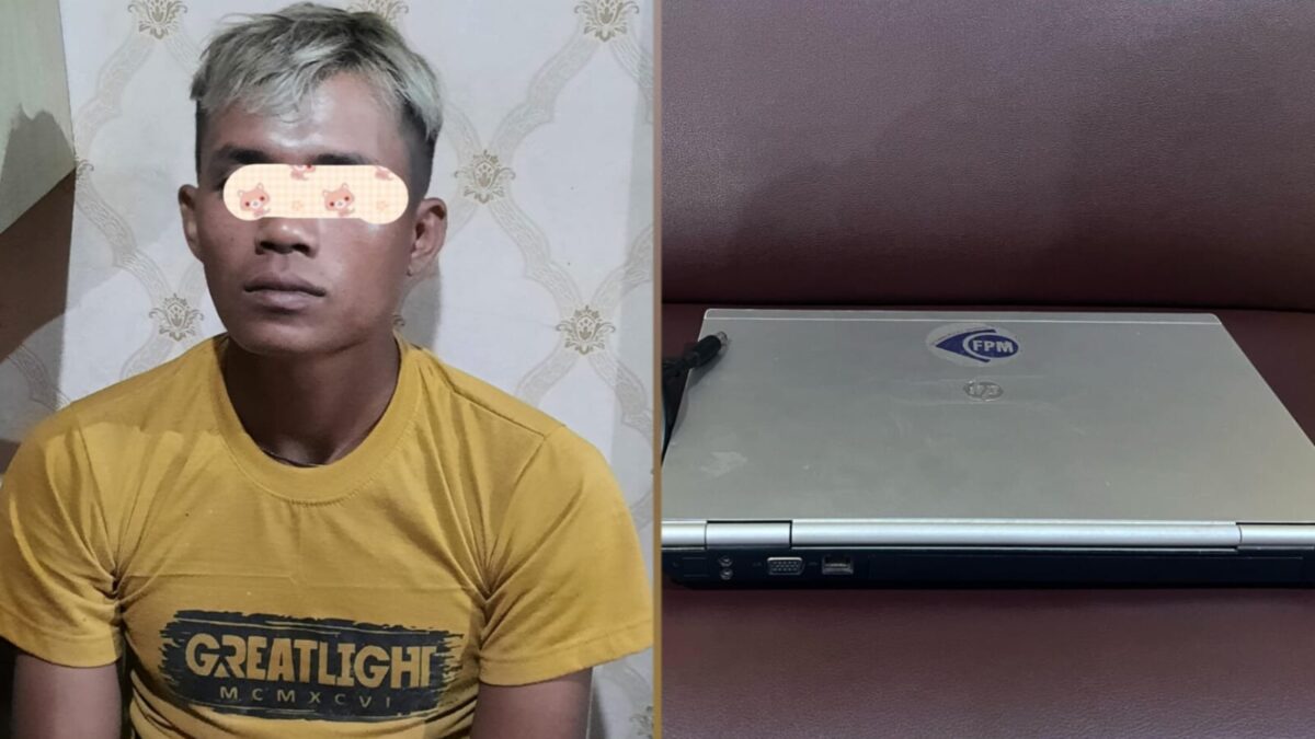 Penjaga kos curi laptop penghuni, terungkap berkat kejelian polisi