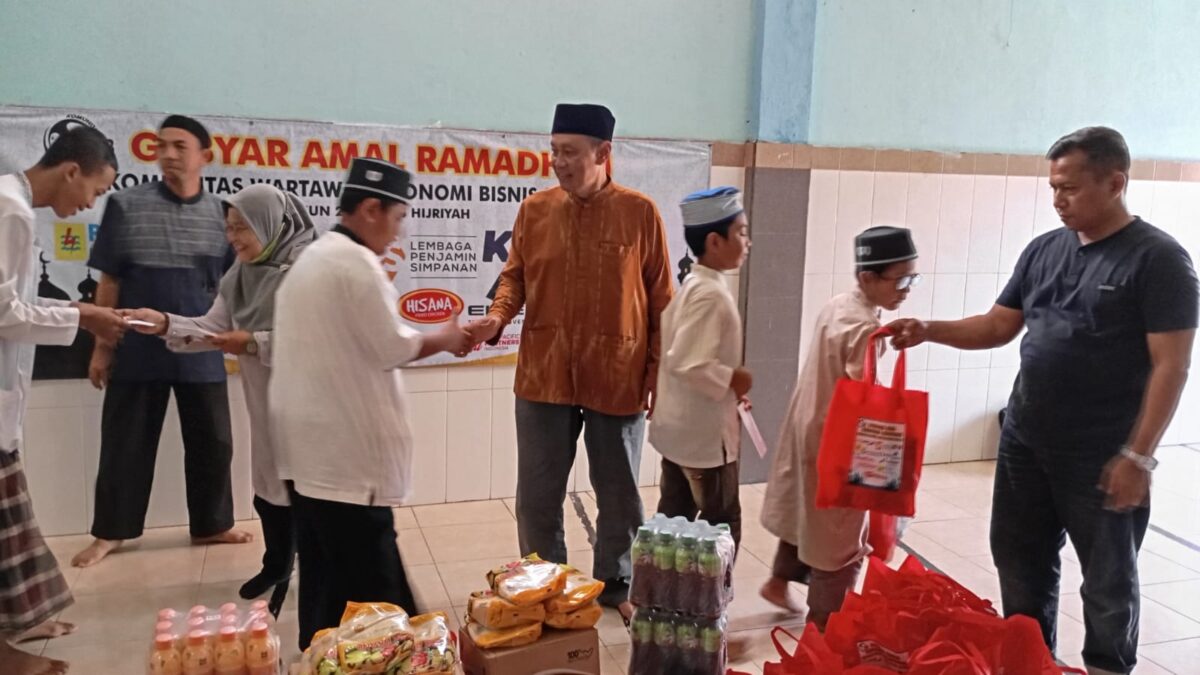 Ini cara Komunitas Wartawan Ekonomi Bisnis Surabaya gelar aktifitas sosial di Ramadhan tahun ini