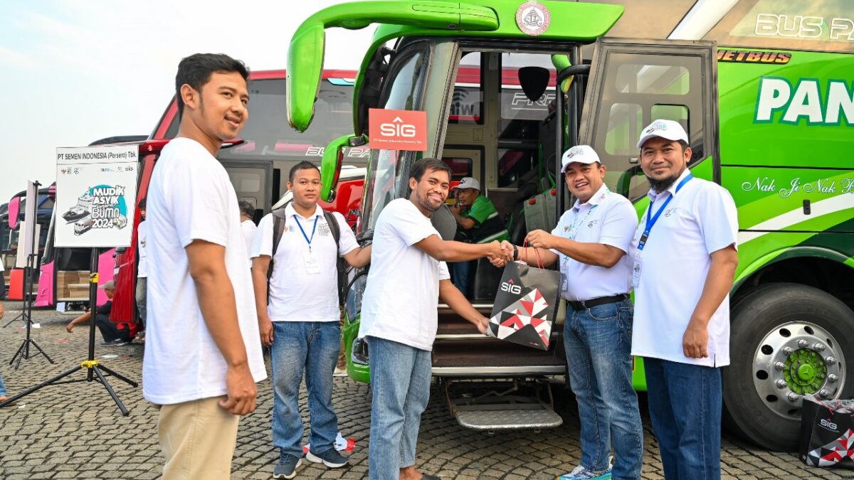 SIG gratiskan 880 penumpang mudik dari Jawa hingga Sumatera