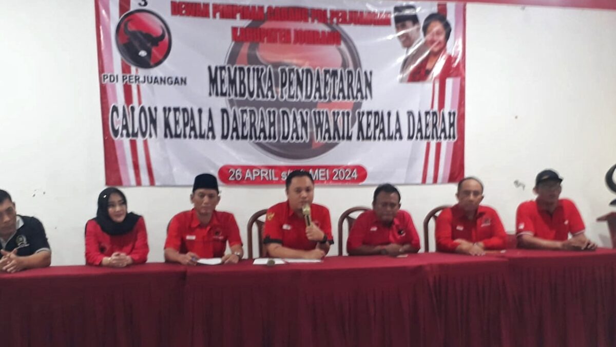 PDIP Jombang buka pendaftaran calon kepala daerah tanpa mahar