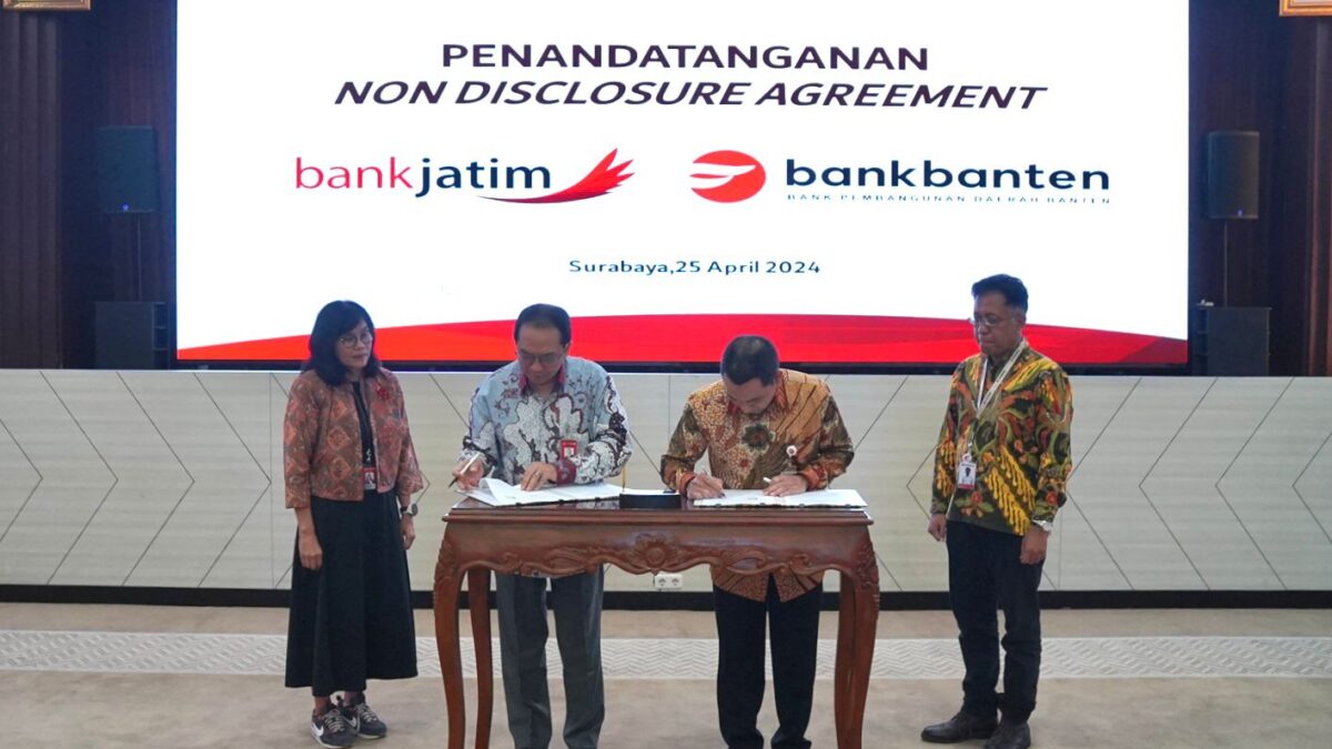 bankjatim – Bank Banten teken NDA terkait Kelompok Usaha Bank