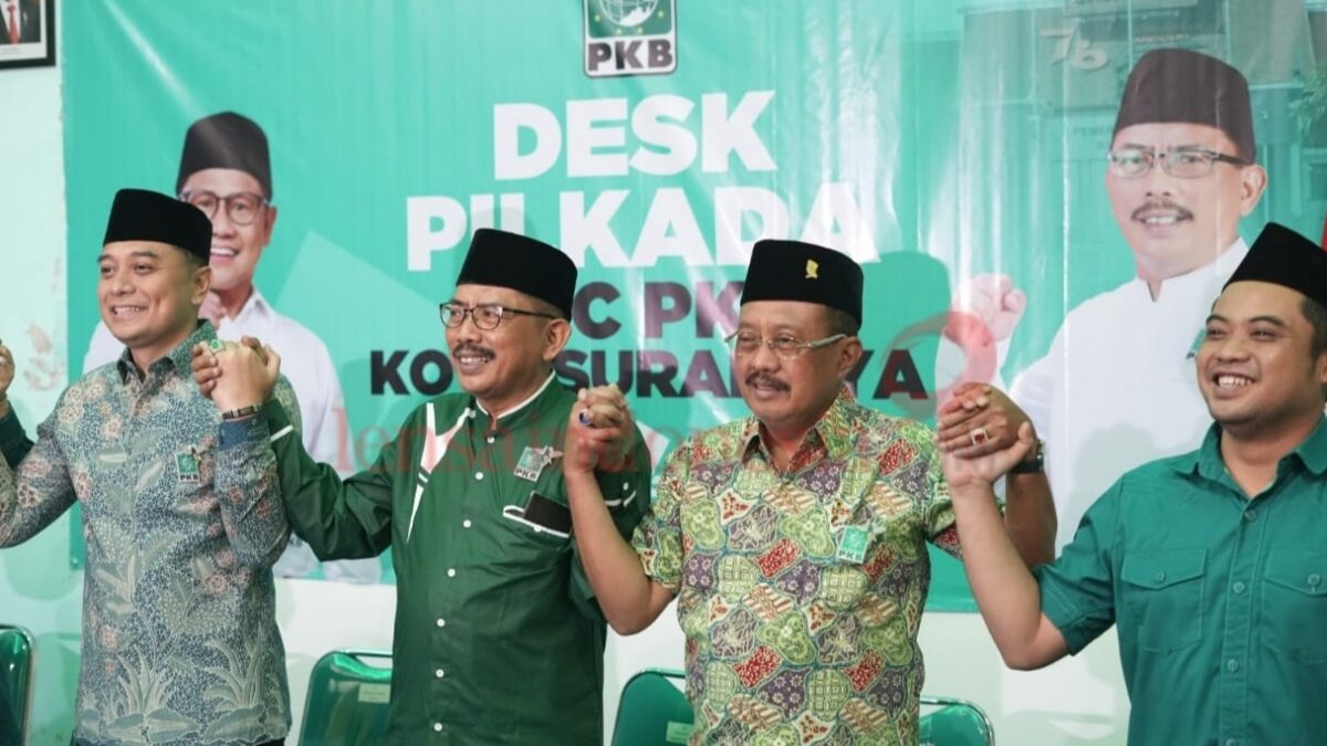 Eri-Armuji daftar Cawali dan Cawawali Kota Surabaya ke PKB